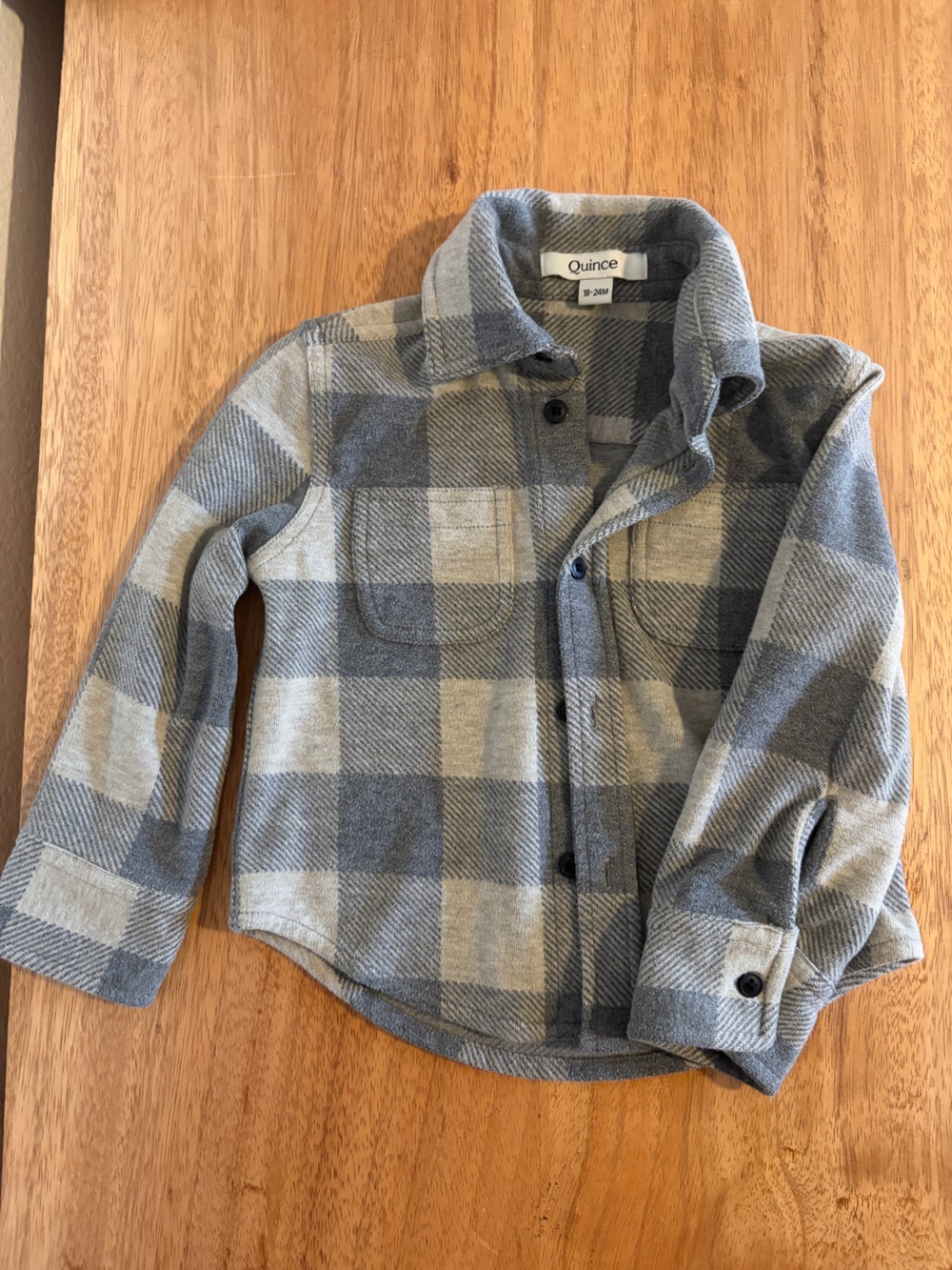 Quince toddler flannel 18-24 months